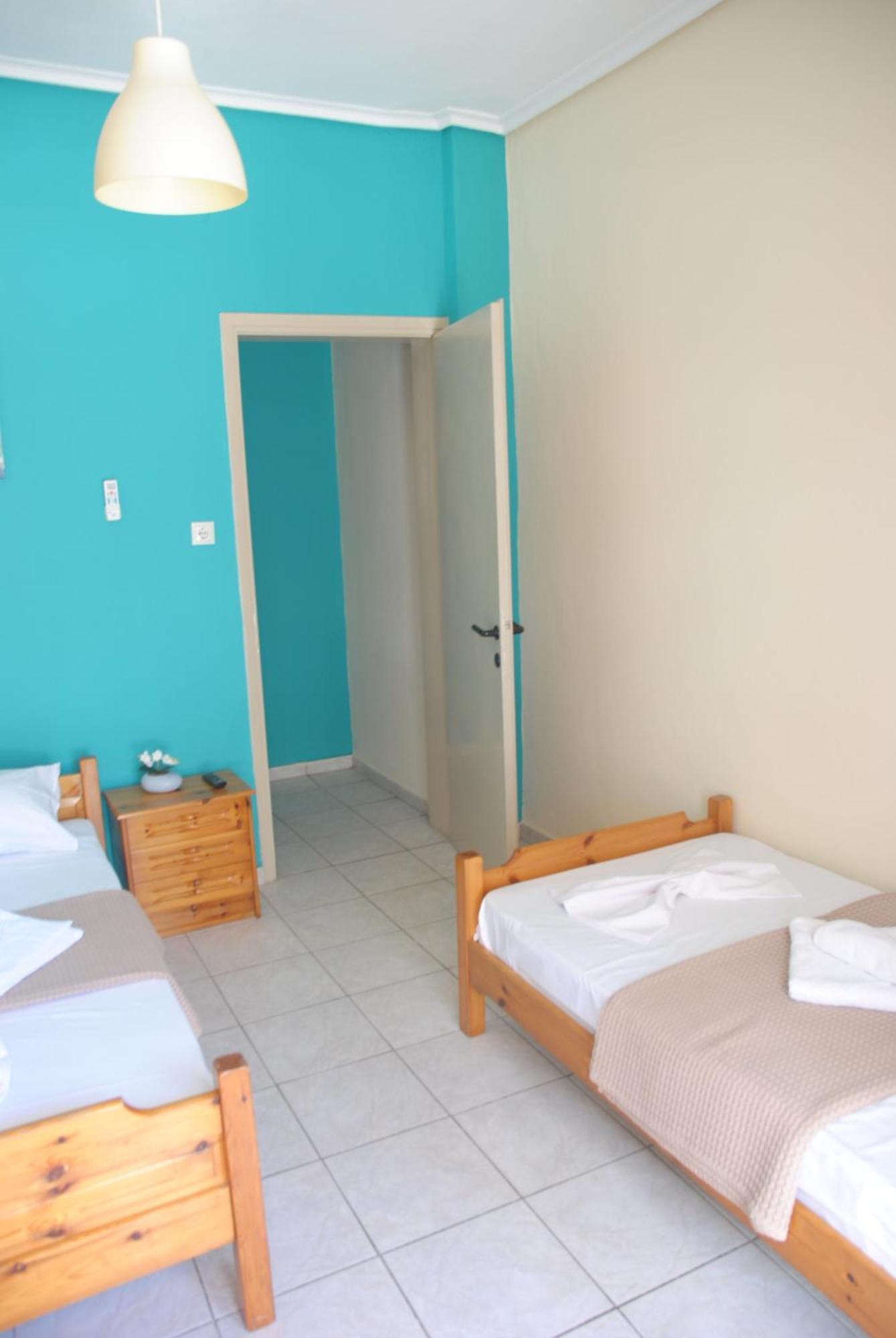 Light Blue Paralia Apartments Exterior photo